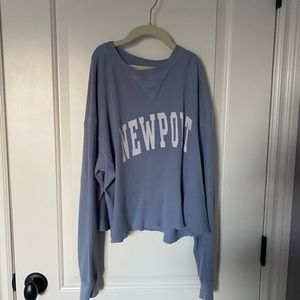 Blue Newport Brandy Melville long sleeve